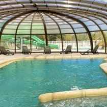 piscine couverte camping lac occitanie