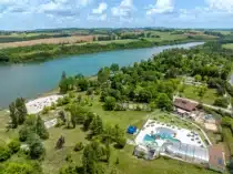 Lakeside 9 003 Camping Gers Lac de Thoux Ciela Village Drone 1